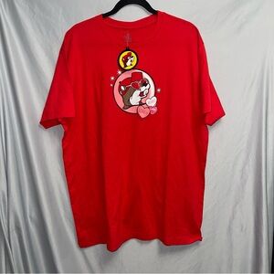 Chic Red Valentine’s Day Graphic Short Sleeve Tee